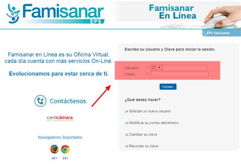 whatsapp citas famisanar|Agendamiento de Citas Médicas en Famisanar